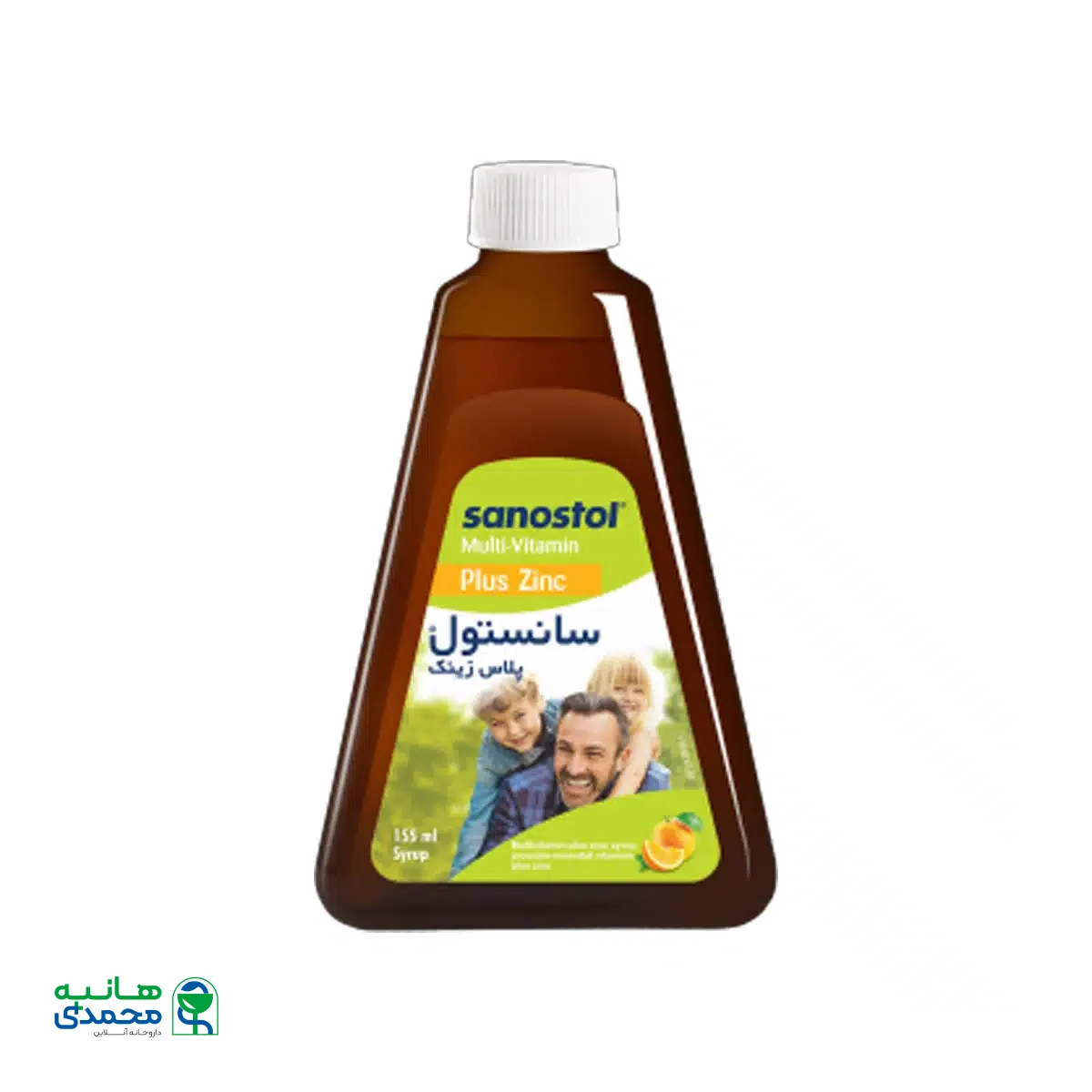 شربت مولتی سانستول پلاس زینک 155 میلی لیتر
