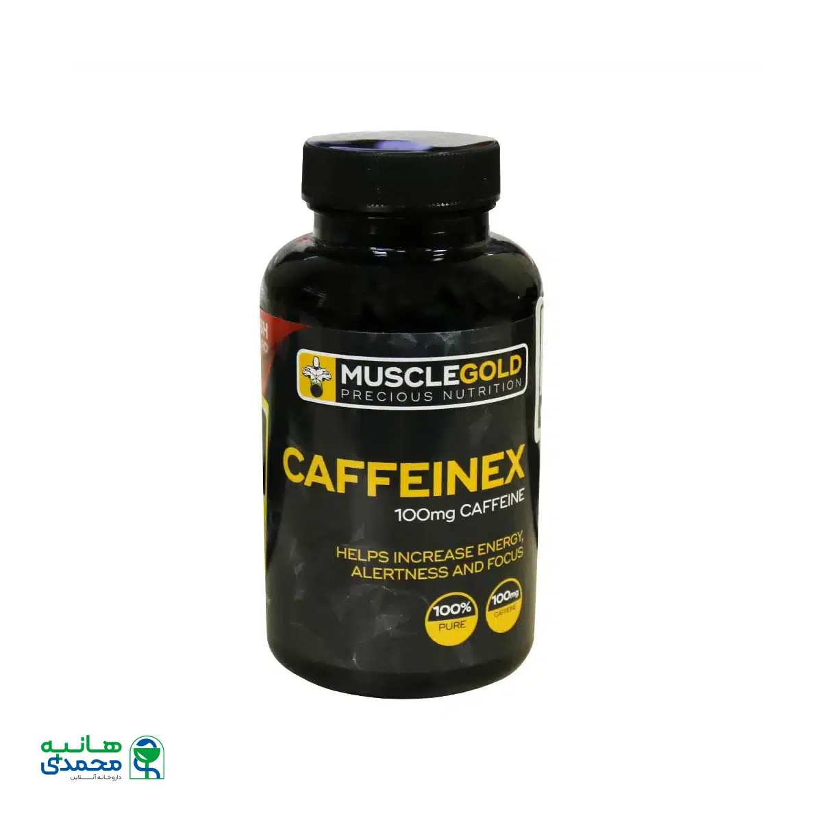 قرص کافنینکس ماسل گلد 200 عدد