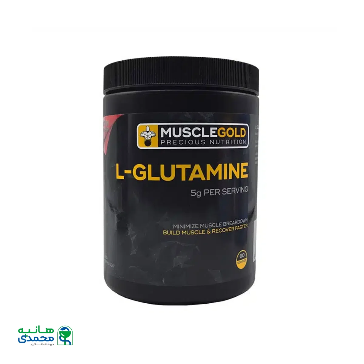 پودر ال گلوتامین ماسل گلد ۳۰۰ گرم