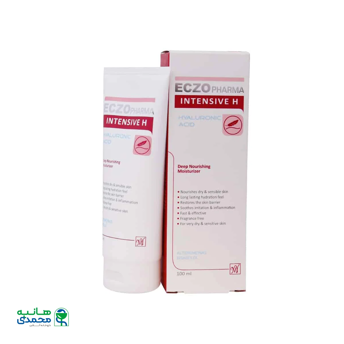 کرم مرطوب کننده اینتنسیو اچ اگزوفارما مای فارما 100 میلی لیتر