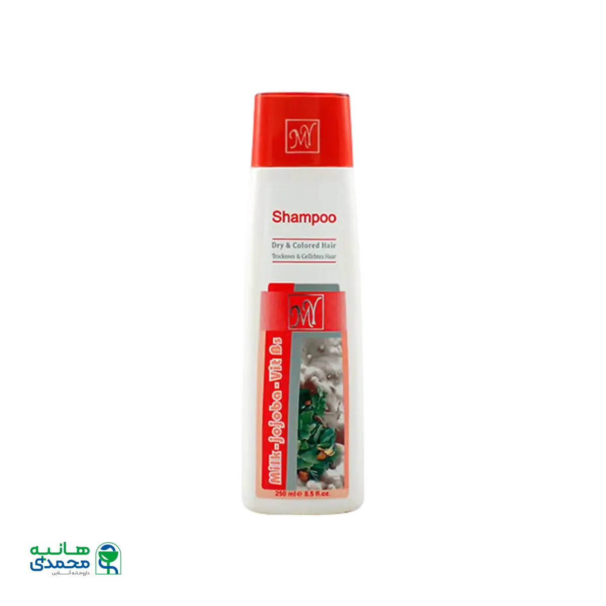 شامپو پروتئین شیر و جوجوبا مای مناسب موهای خشک و رنگ شده ۲۵۰ میلی لیتر