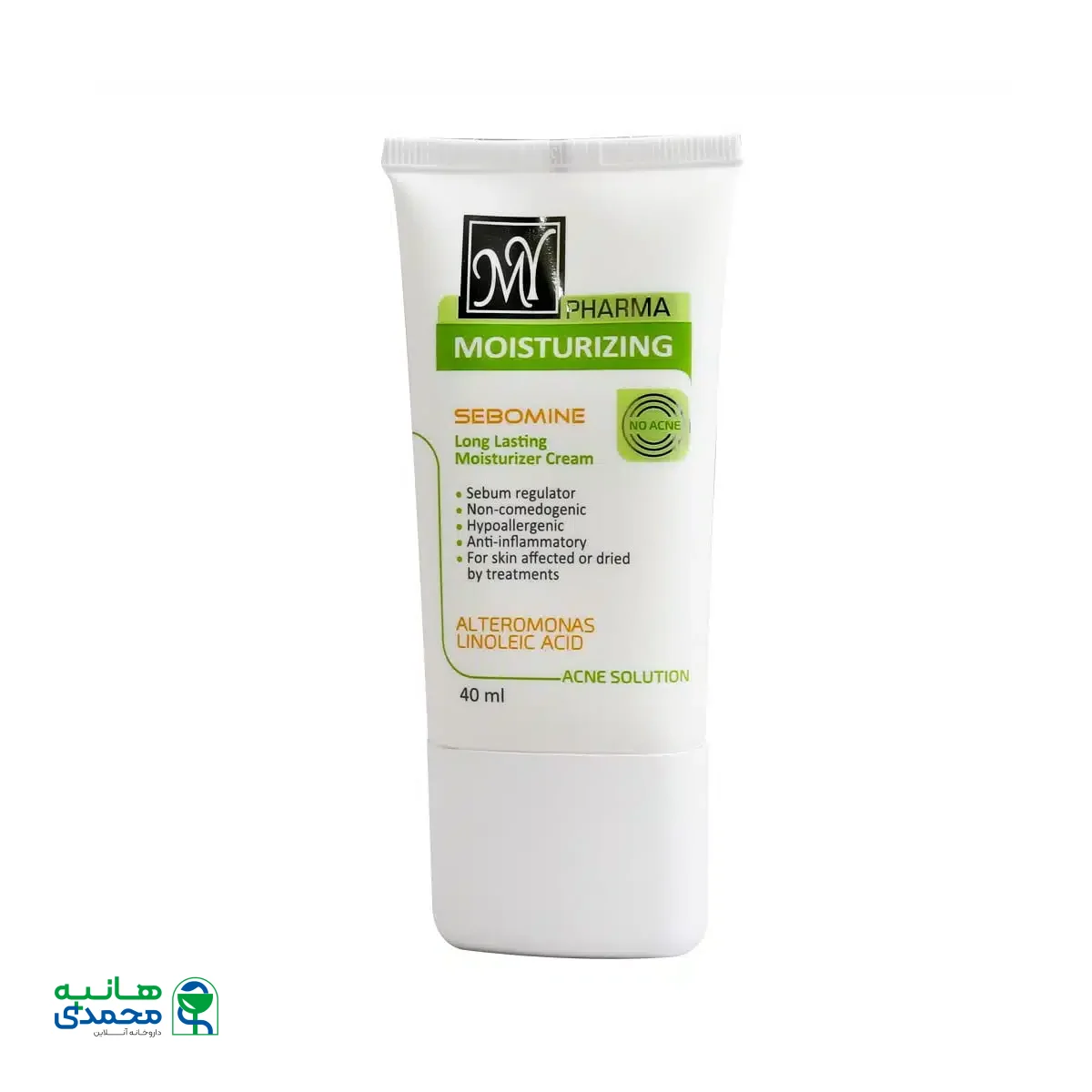 کرم مرطوب کننده آکنه سلوشن مای فارما 40 میلی لیتر