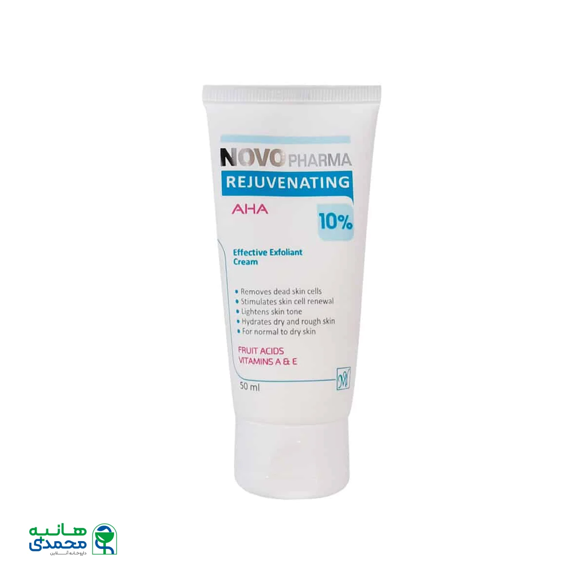 کرم لایه بردار AHA 10 درصد نووفارما مای