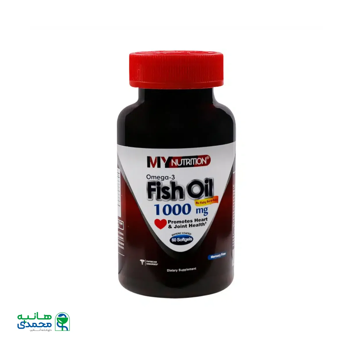 سافت ژل امگا 3 فیش اویل 1000 میلی گرم مای نوتریشن 60 عدد