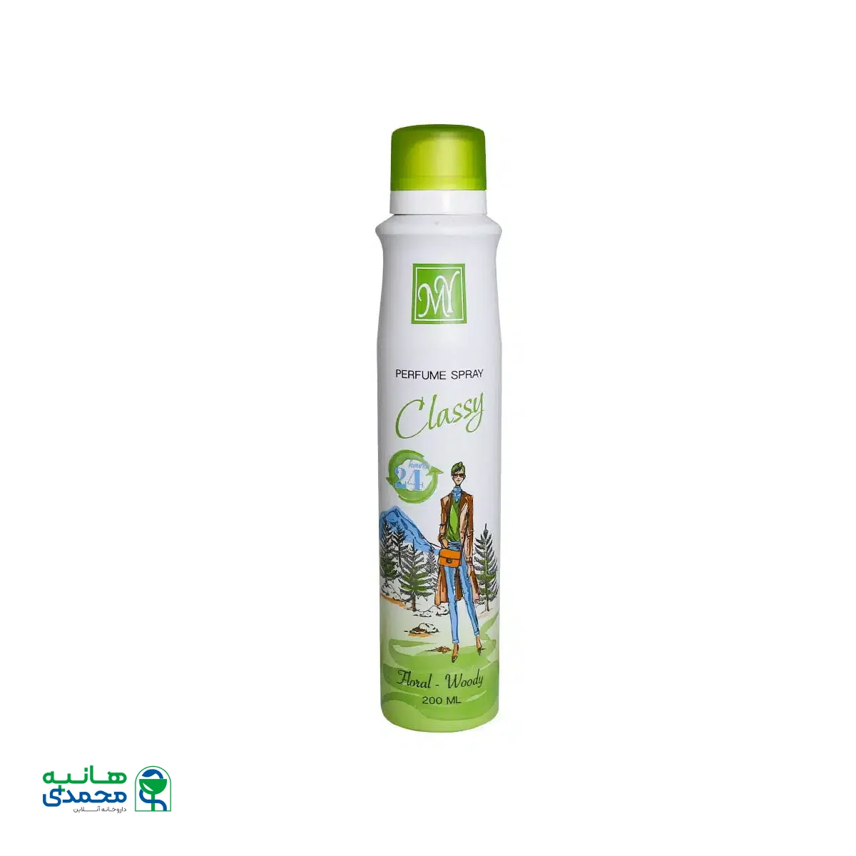 اسپری بدن زنانه مدل کلسی مای 200 میلی لیتر