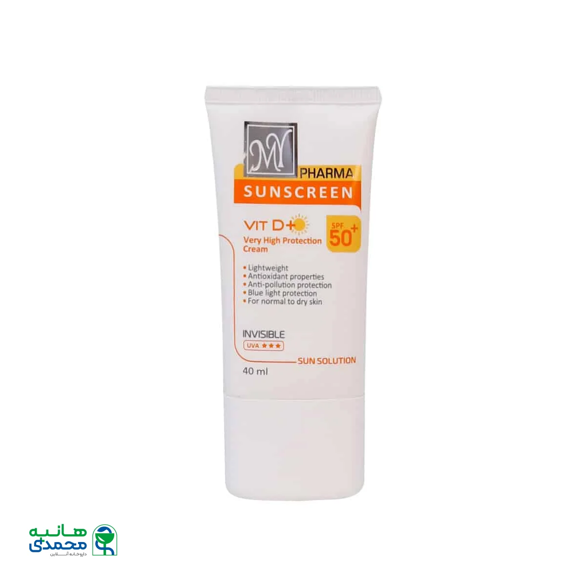 کرم ضد آفتاب SPF50 مای فارما مناسب پوست نرمال تا خشک