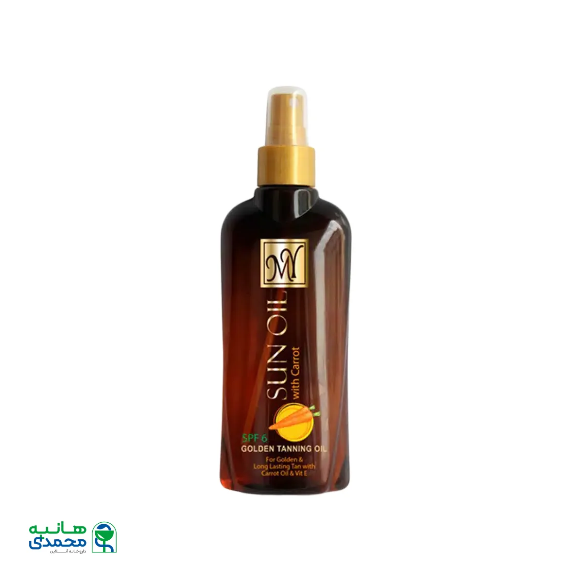 روغن آفتاب هویج مای SPF 6 با حجم ۲۰۰ میلی لیتر