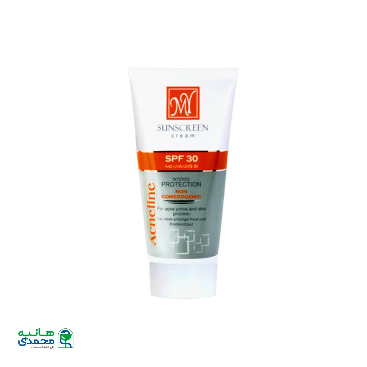 کرم ضد آفتاب ضد جوش مای SPF30 مناسب پوست های چرب و دارای آکنه ۵۰ میلی لیتر