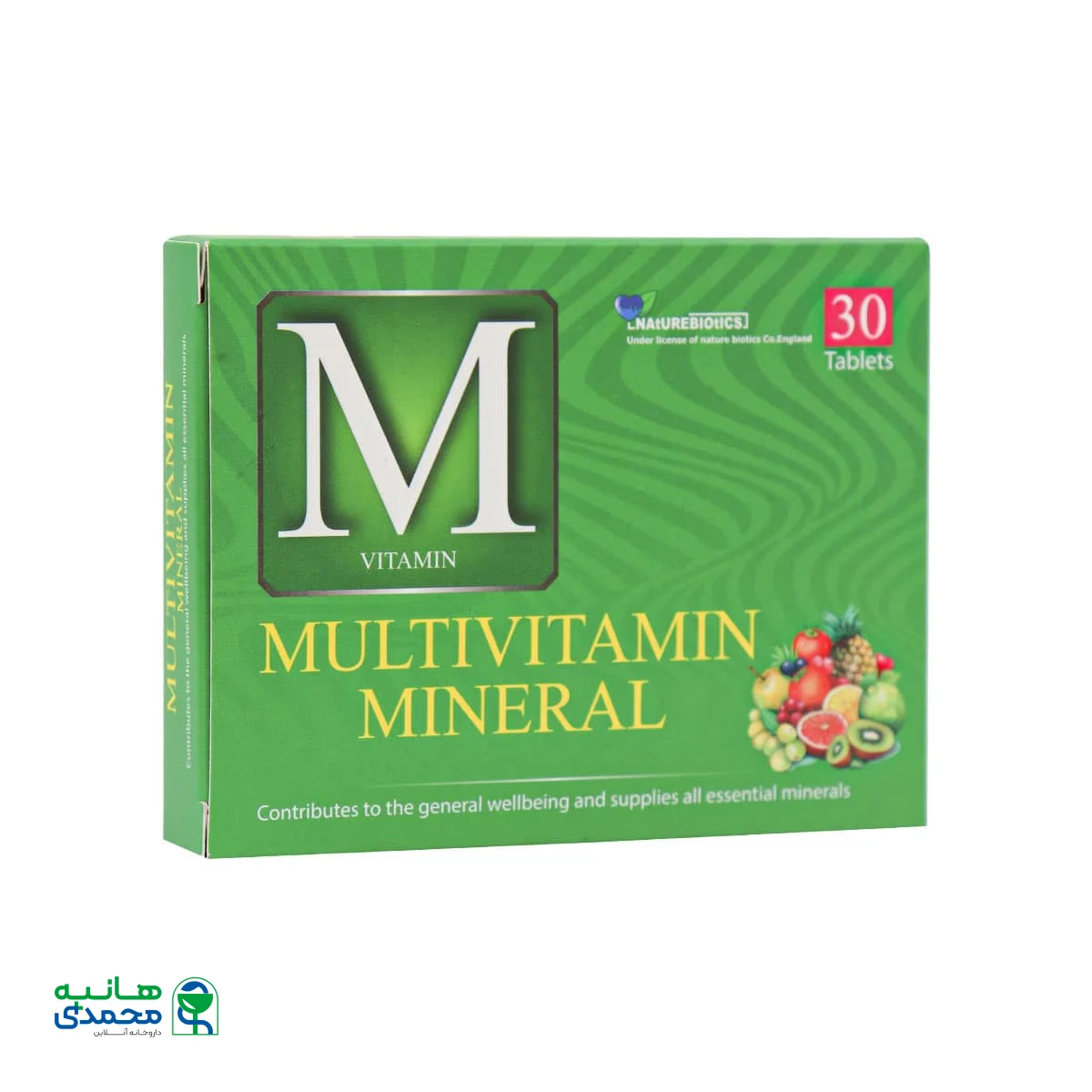 قیمت قرص مولتی ویتامین مینرال نیچر بایوتیکس