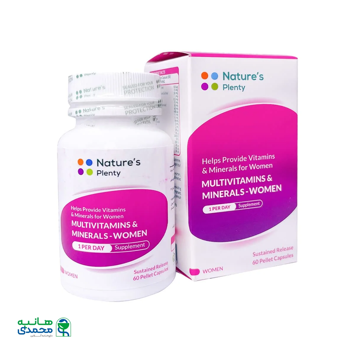 کپسول مولتی ویتامین و مینرال بانوان نیچرز پلنتی