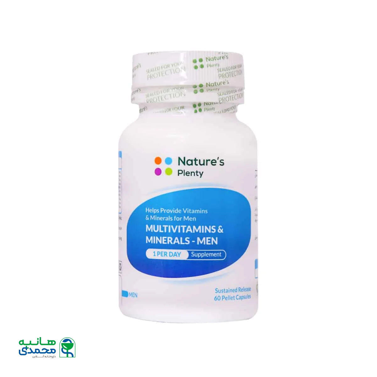 کپسول مولتی ویتامین و مینرال آقایان نیچرز پلنتی