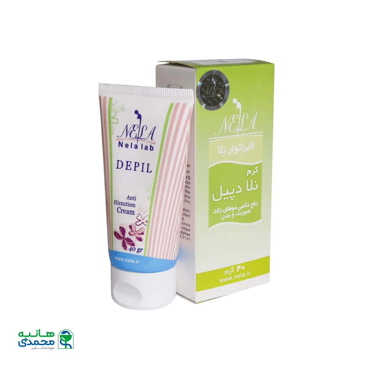 کرم نلا دپیل مکمل لیزر درمانی ۴۰ گرم