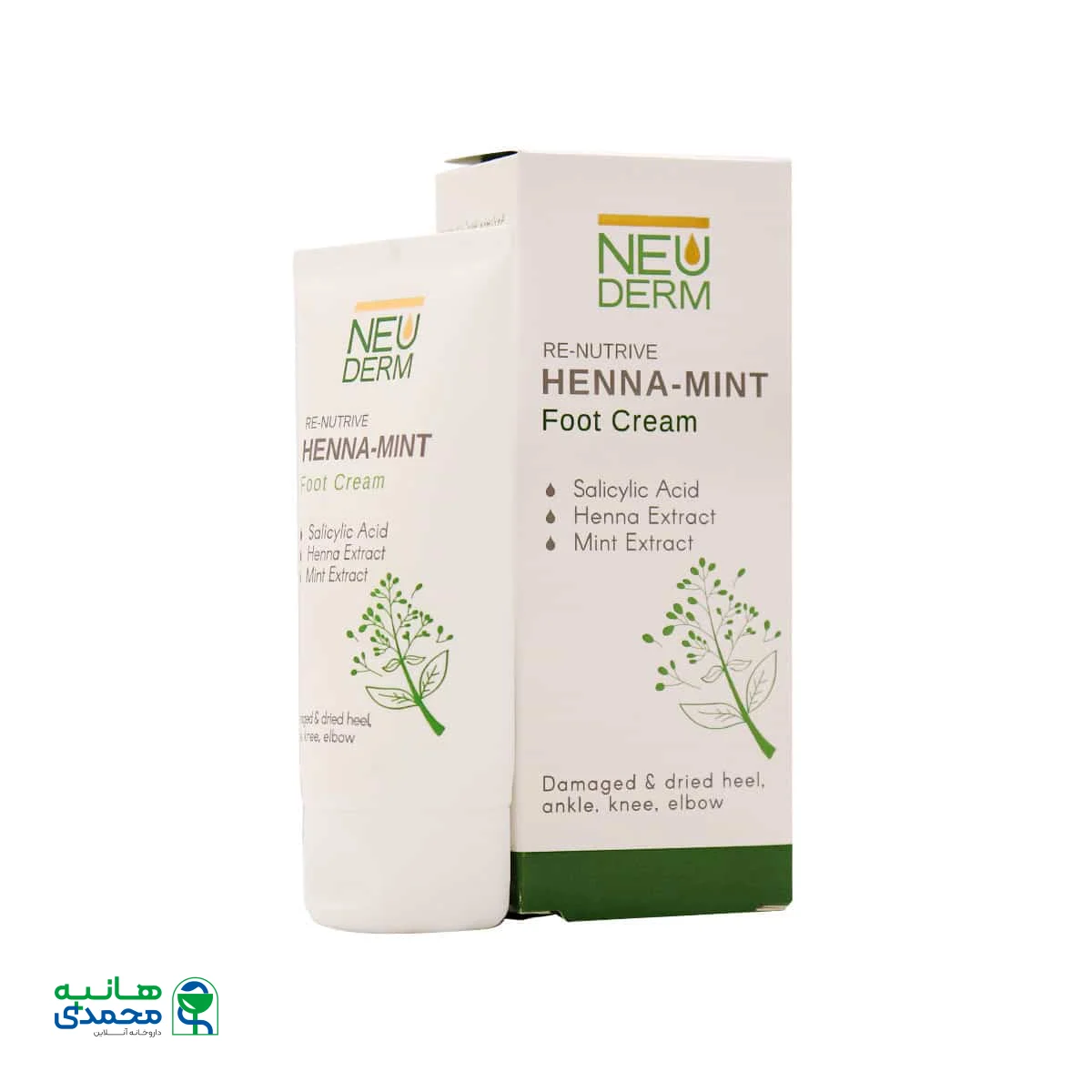 کرم ترک پا رینوتریو حنا و نعنا نئودرم