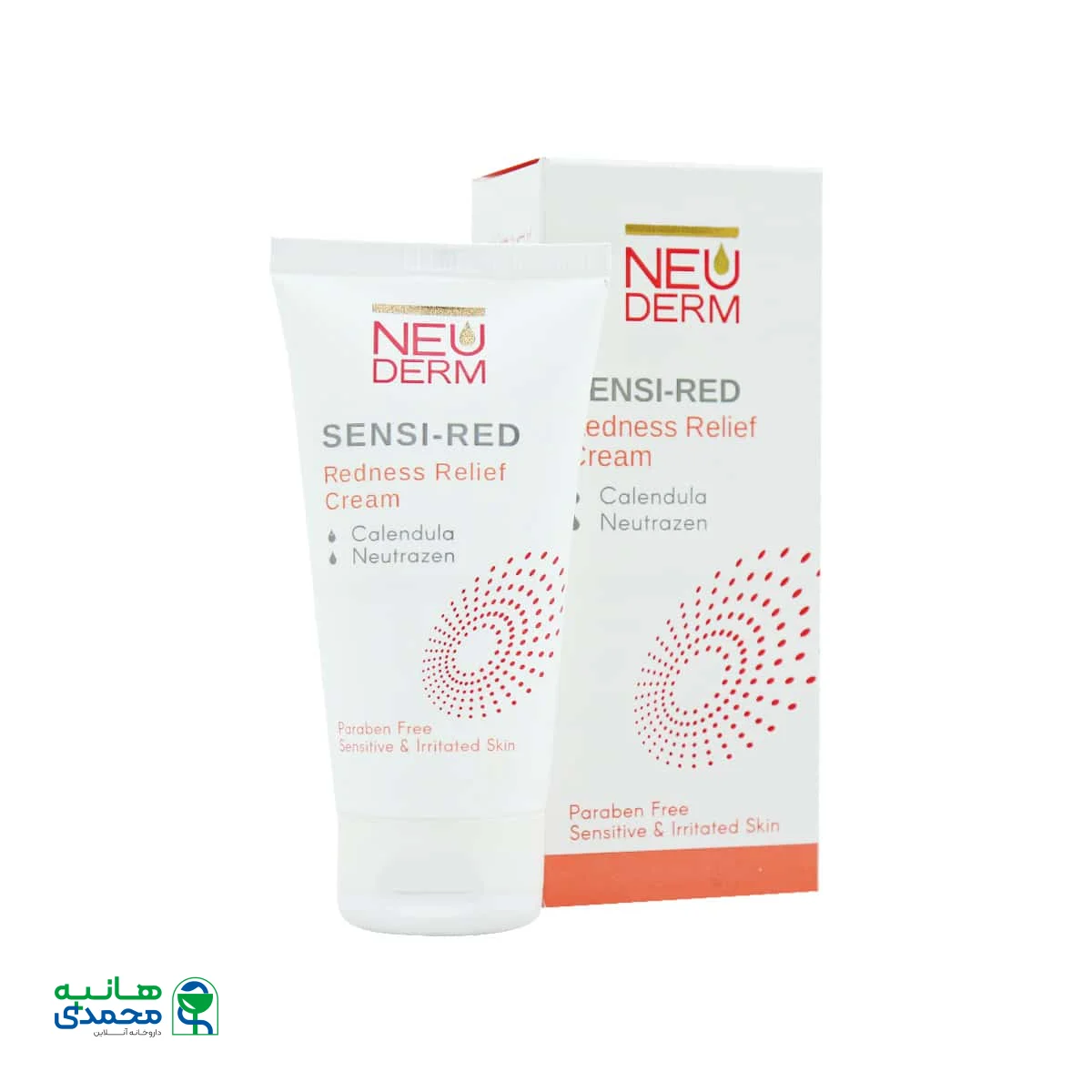 کرم ضد قرمزی سوتینگ سنسی رد نئودرم