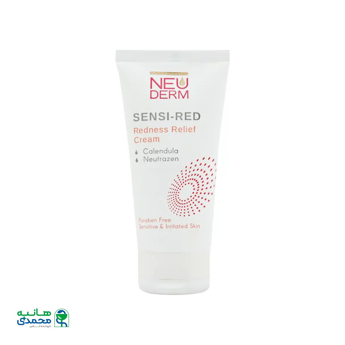 کرم ضد قرمزی سوتینگ سنسی رد نئودرم مناسب پوست های حساس و آسیب دیده ۵۰ میلی لیتر