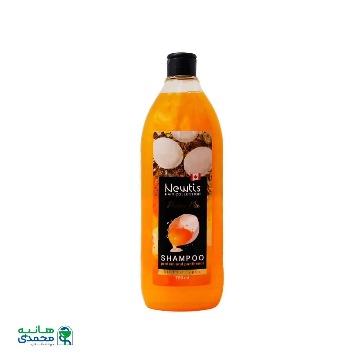 شامپو تخم مرغی پروتئین میکس نیوتیس