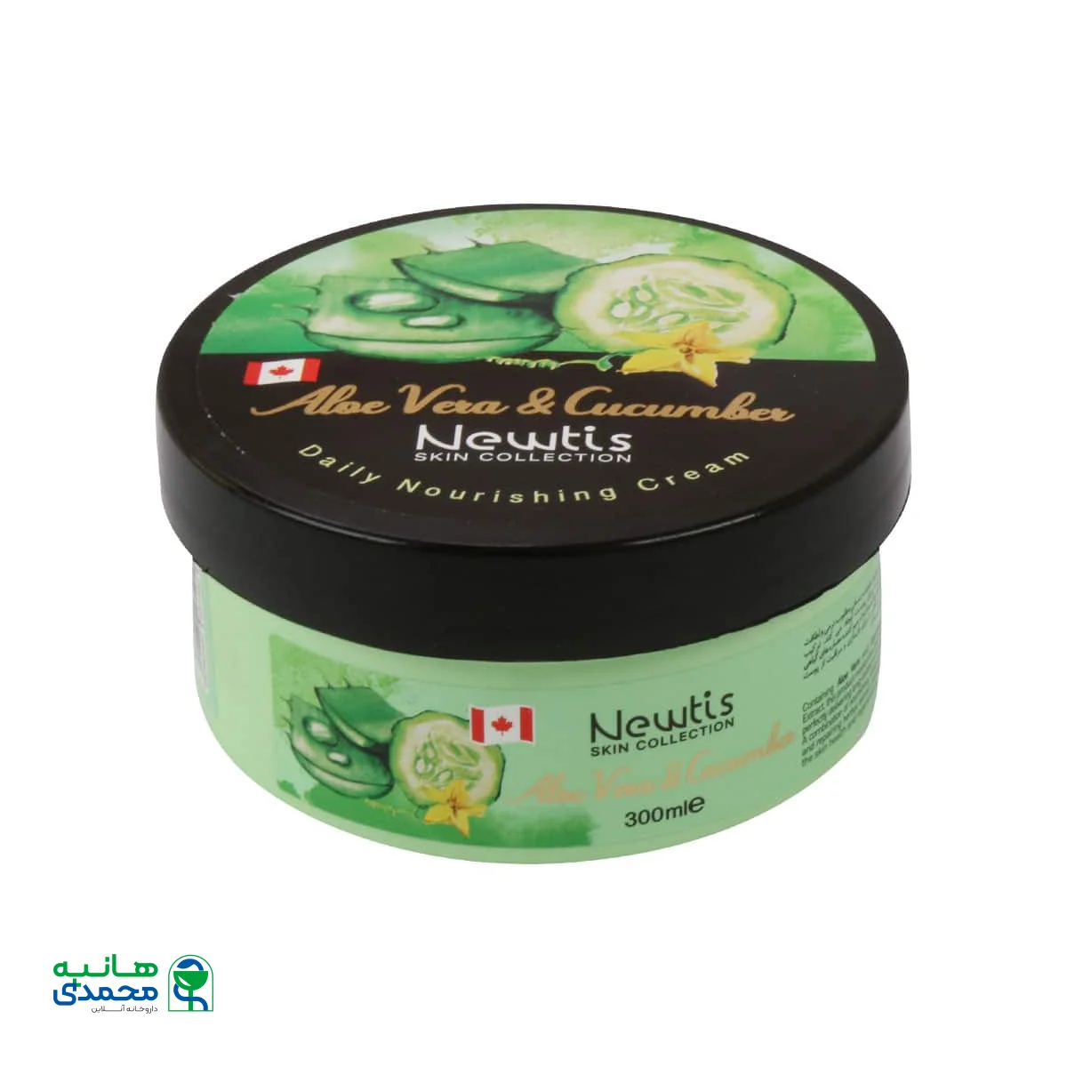 کرم مرطوب کننده حاوی عصاره آلوئه ورا و خیار