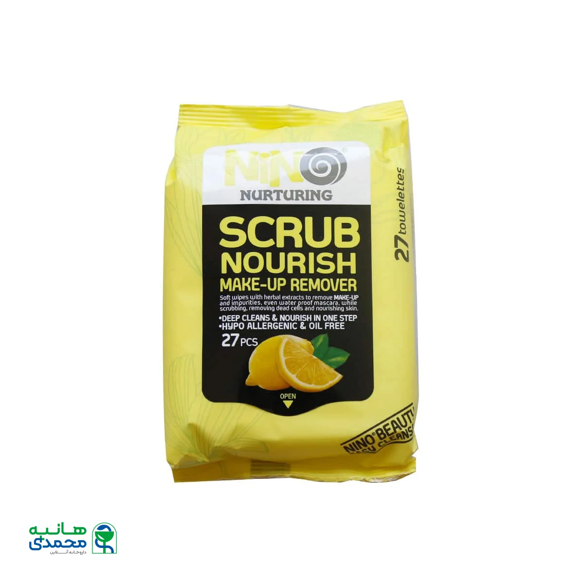 دستمال اسکراب آرایشی نینو