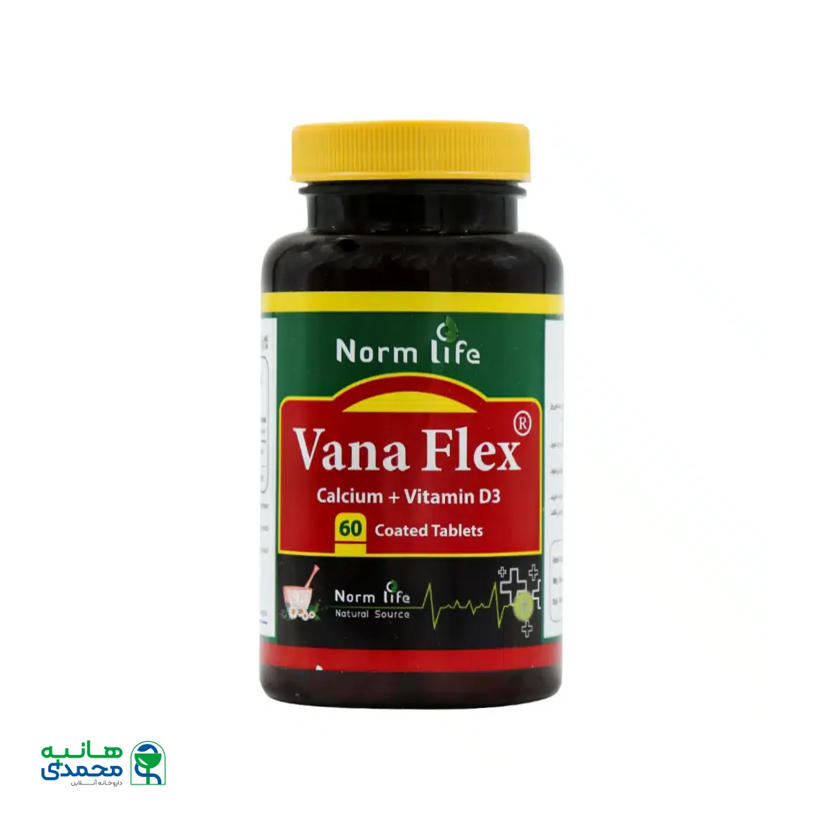 قرص وانا فلکس کلسیم و ویتامین D3 نورم لایف ۶۰ عدد