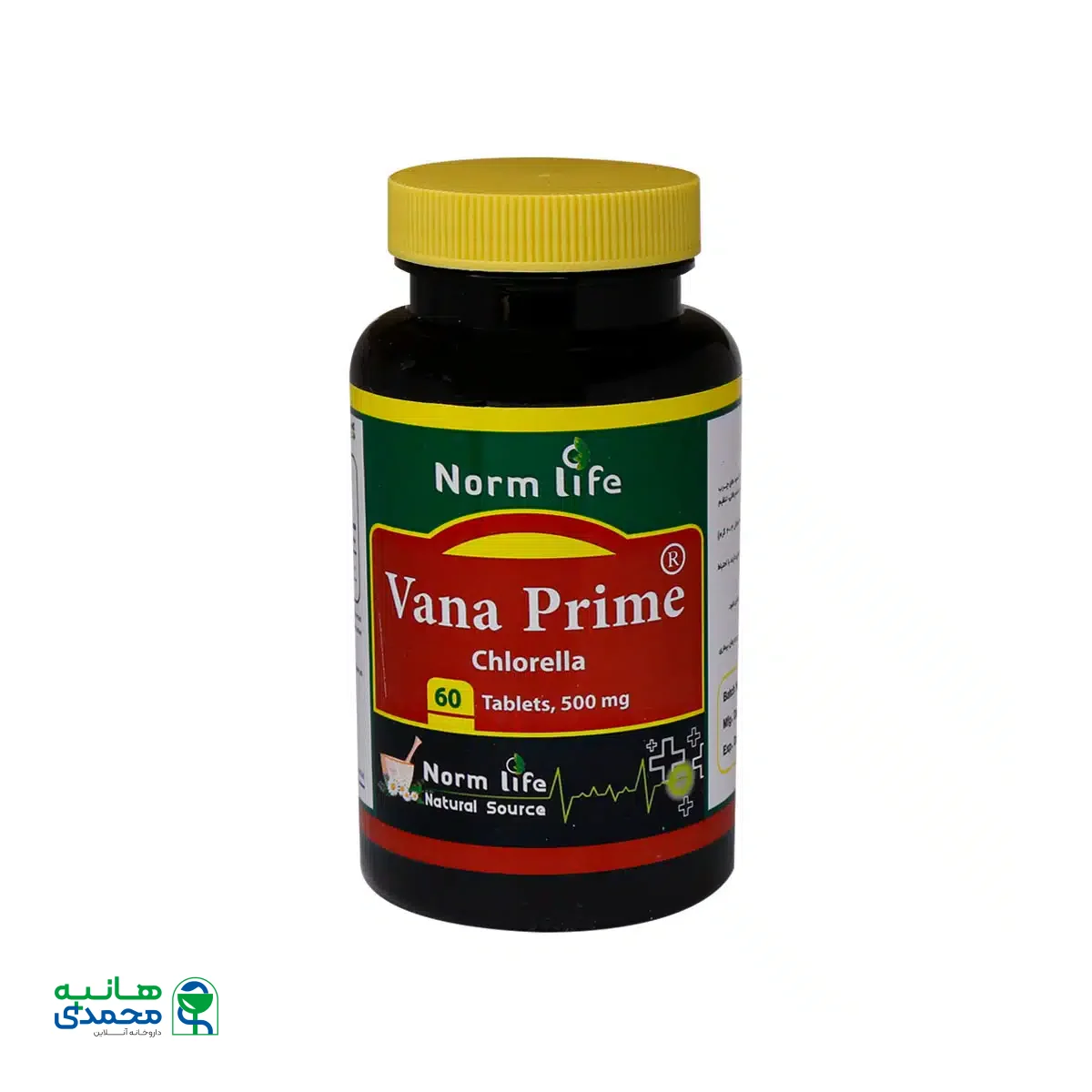 قرص وانا پرایم کلرلا 500 میلی گرم نورم لایف 60 عدد