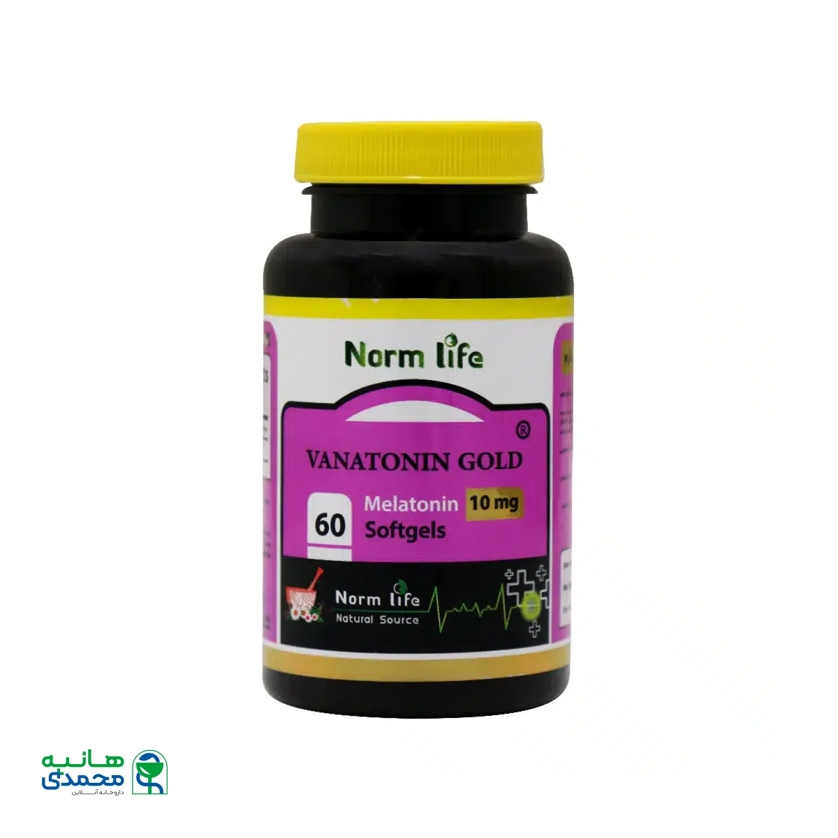 سافت ژل واناتونین گلد 10 میلی گرم نورم لایف 60 عدد