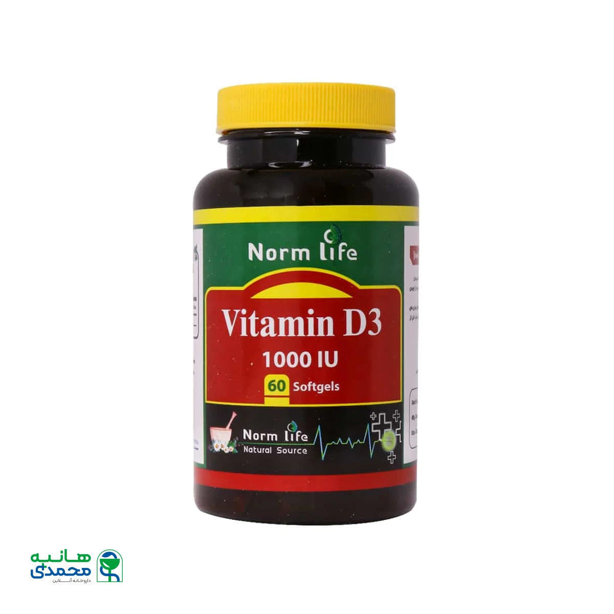 سافت ژل ویتامین D3 1000 واحد نورم لایف