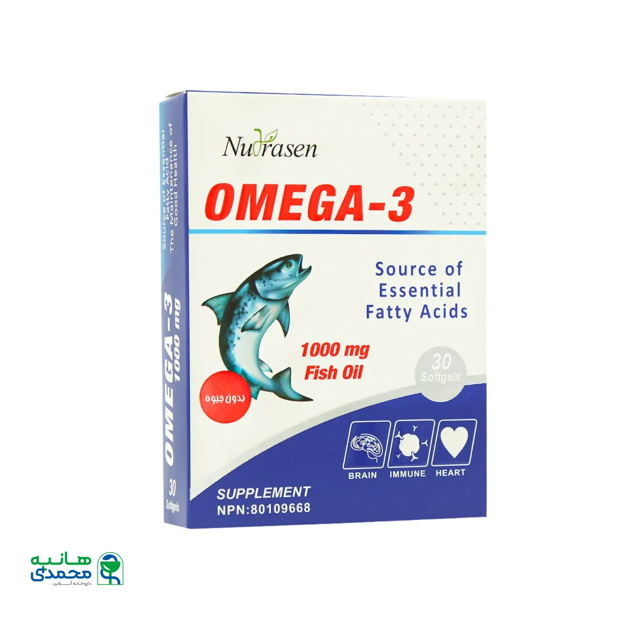 قیمت کپسول امگا 3 1000 میلی گرم نوتراسن