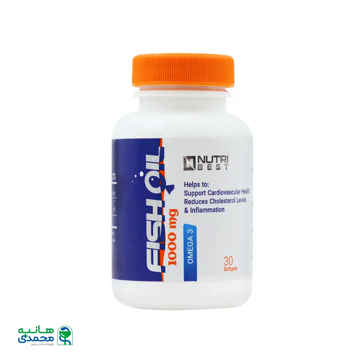 سافت ژل روغن ماهی 1000 میلی گرم نوتری بست 30 عدد