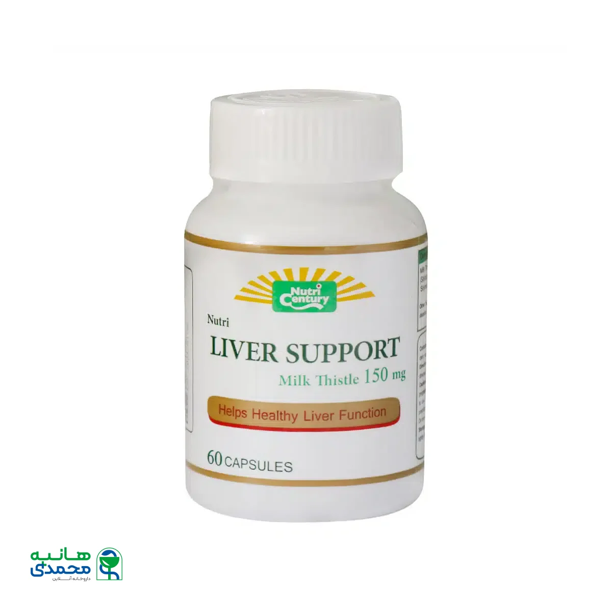 کپسول نوتری لیور ساپورت نوتری سنتری ۶۰ عددی