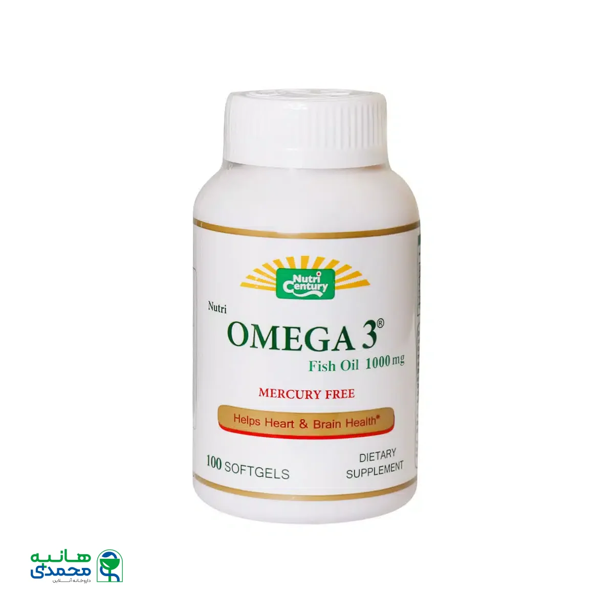 سافت ژل نوتری امگا 3 نوتری سنتری 100 عدد