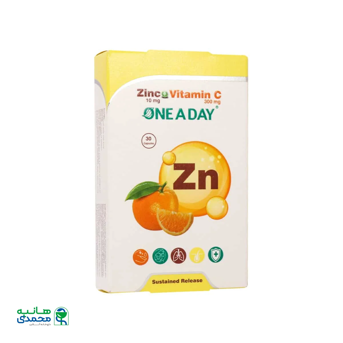 کپسول زینک و ویتامین C وان ا دی