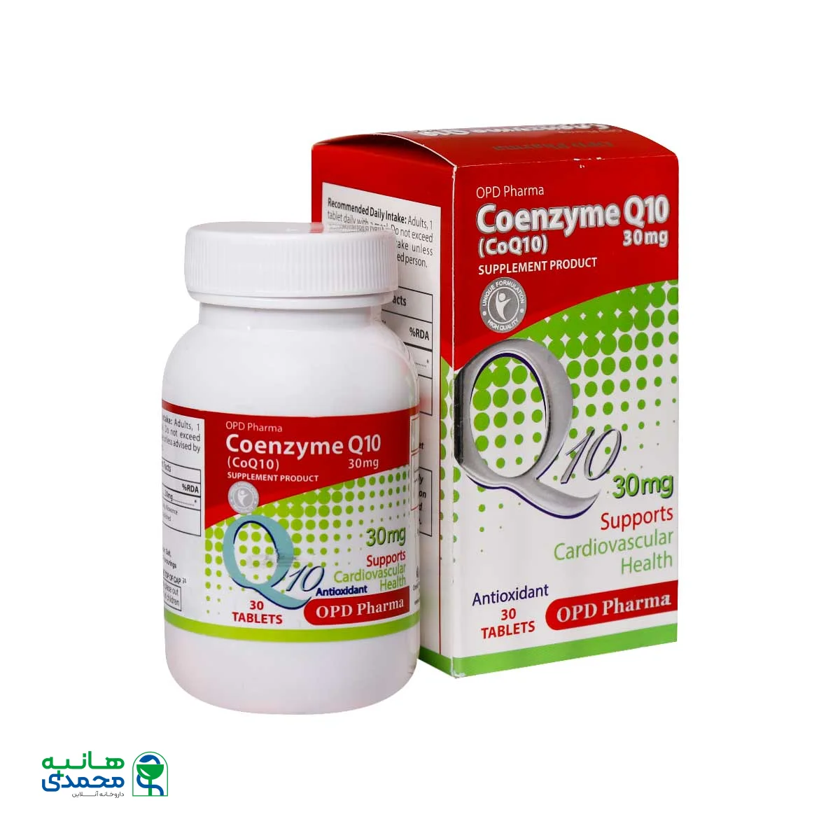 قرص کوآنزیم کیوتن او پی دی فارما