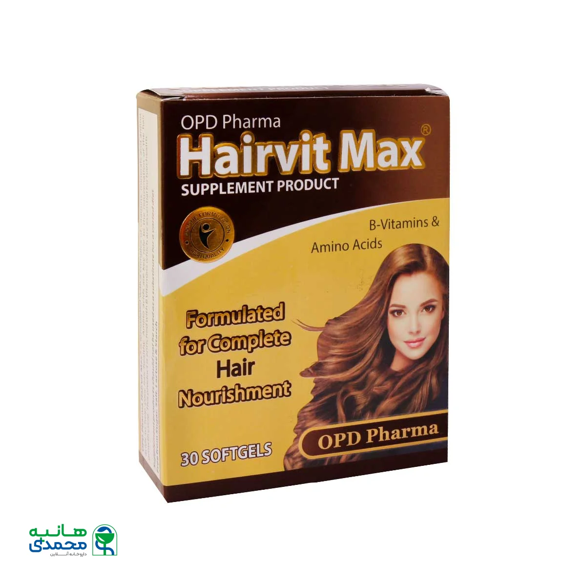 کپسول ژلاتینی هیرویت مکس او پی دی فارما