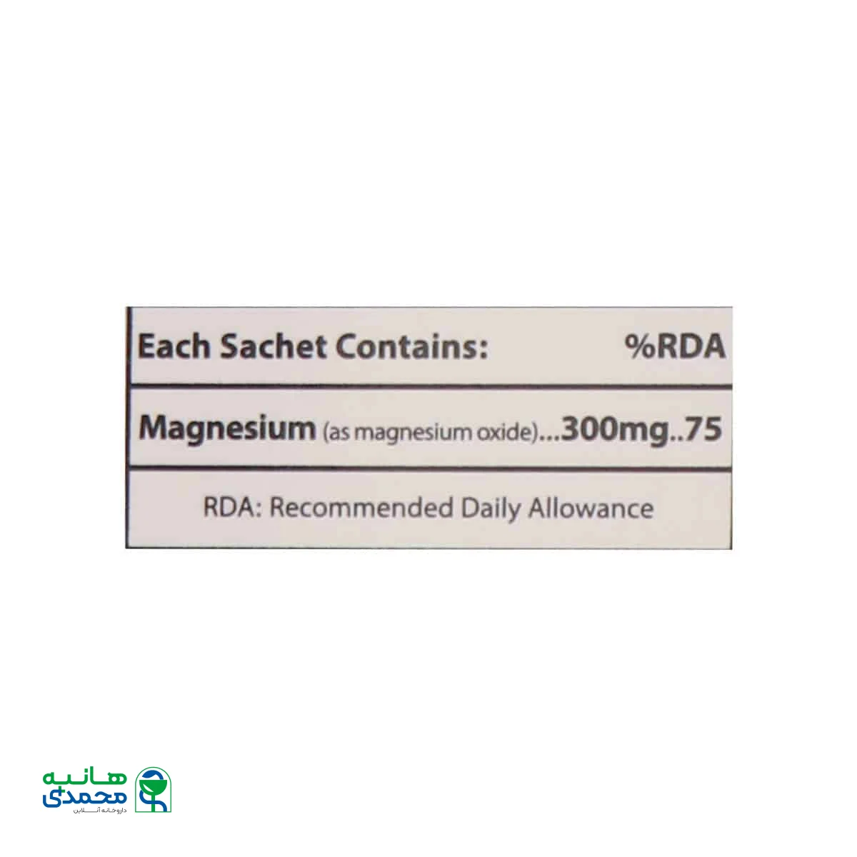 ساشه منیزیم 300 میلی گرم او پی دی فارما