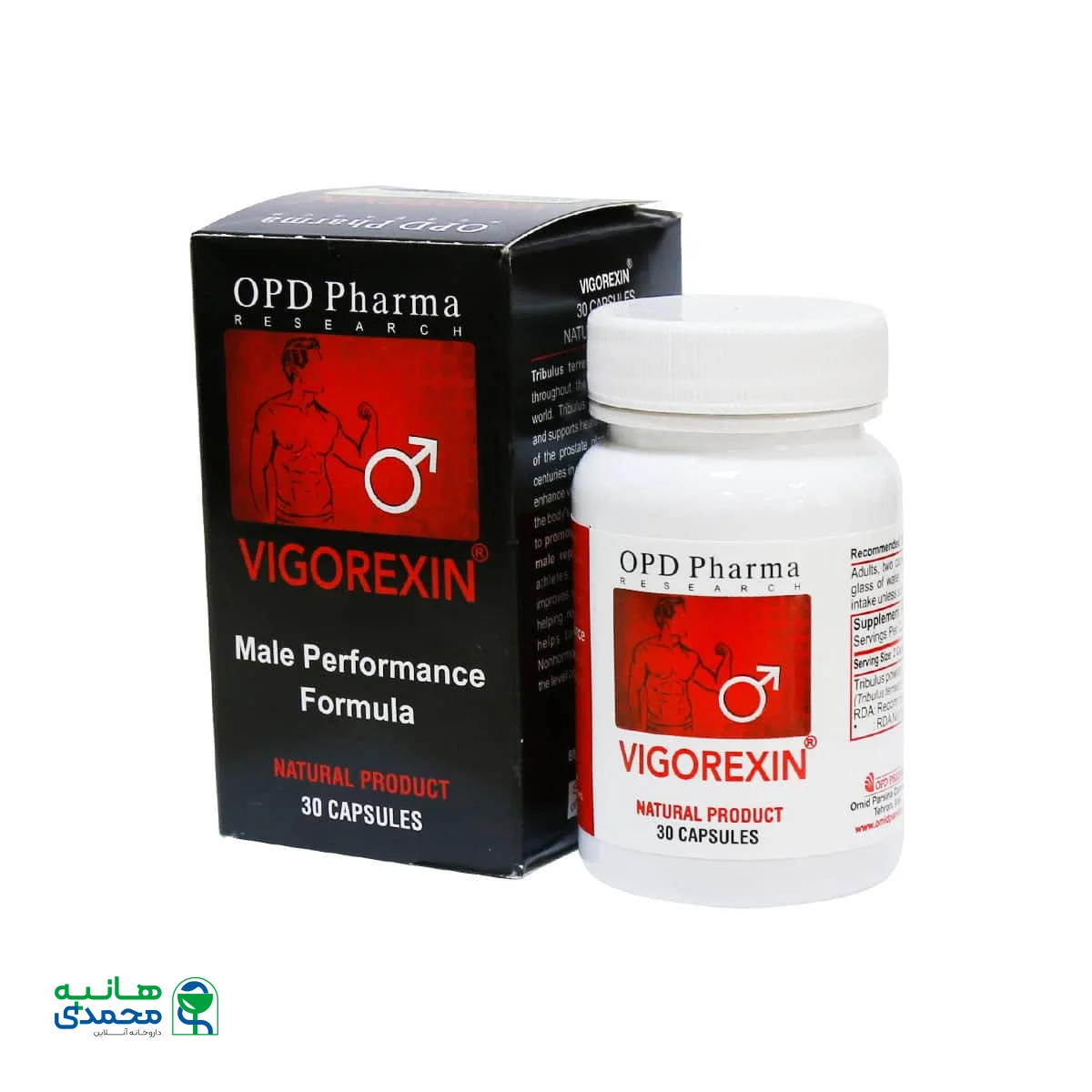 کپسول ویگورکسین او پی دی فارما افزایش قوای جنسی 30 عدد