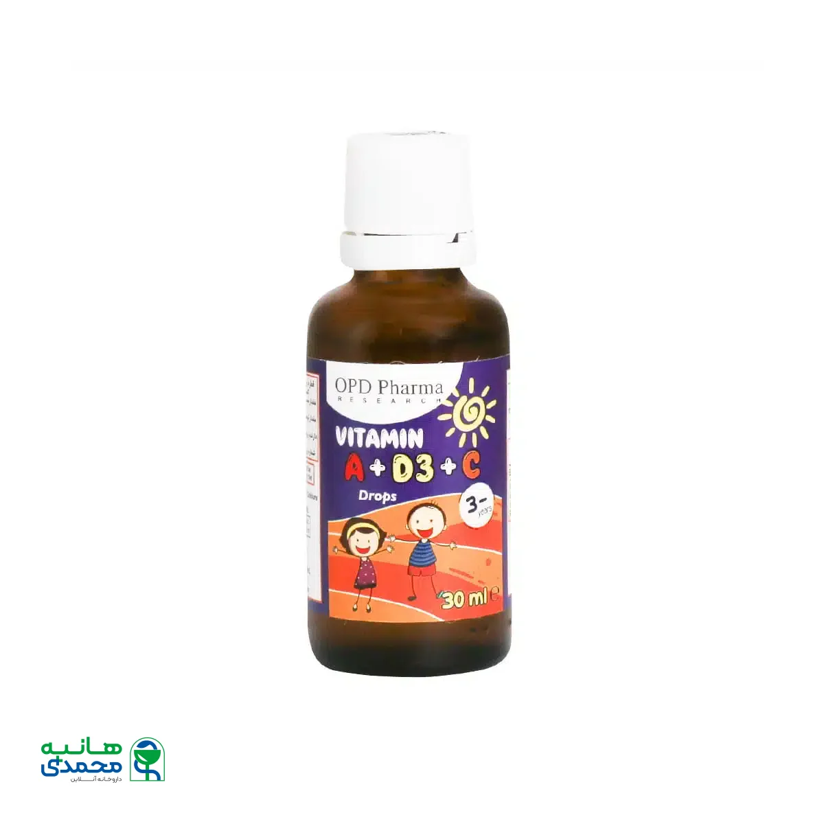قطره ویتامین آ+د3+سی او پی دی فارما 30 میلی لیتر