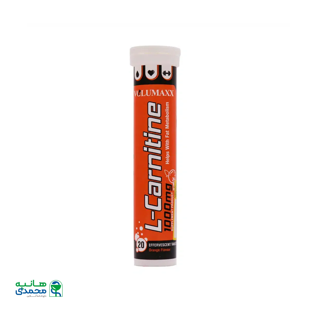 قرص جوشان ال کارنیتین 1000 میلی گرم ولیومکس او پی دی فارما 20 عدد