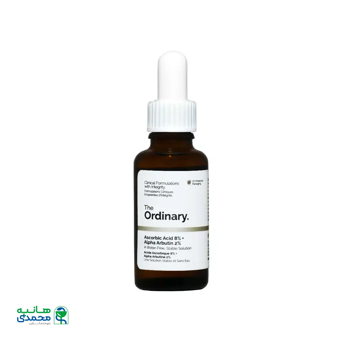 سرم آسکوربیک اسید 8 درصد و آلفا آربوتین 2 درصد اوردینری 30 میلی لیتر