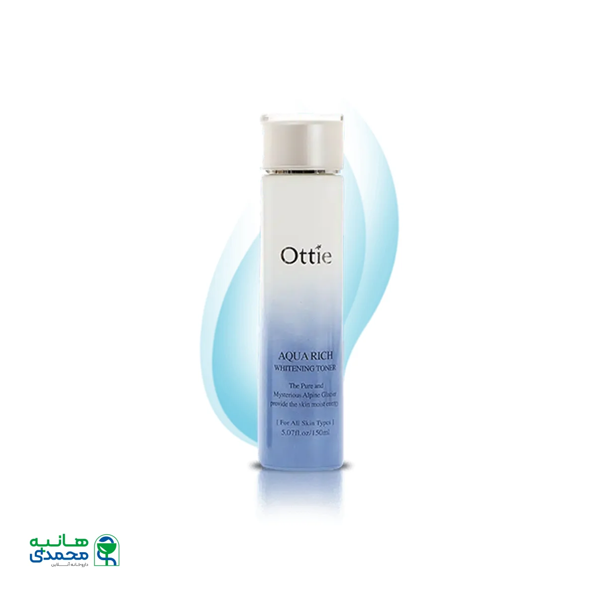 تونر سفید کننده آکوا ریچ اوتی مناسب پوست های معمولی تا چرب ۱۵۰ میلی لیتر