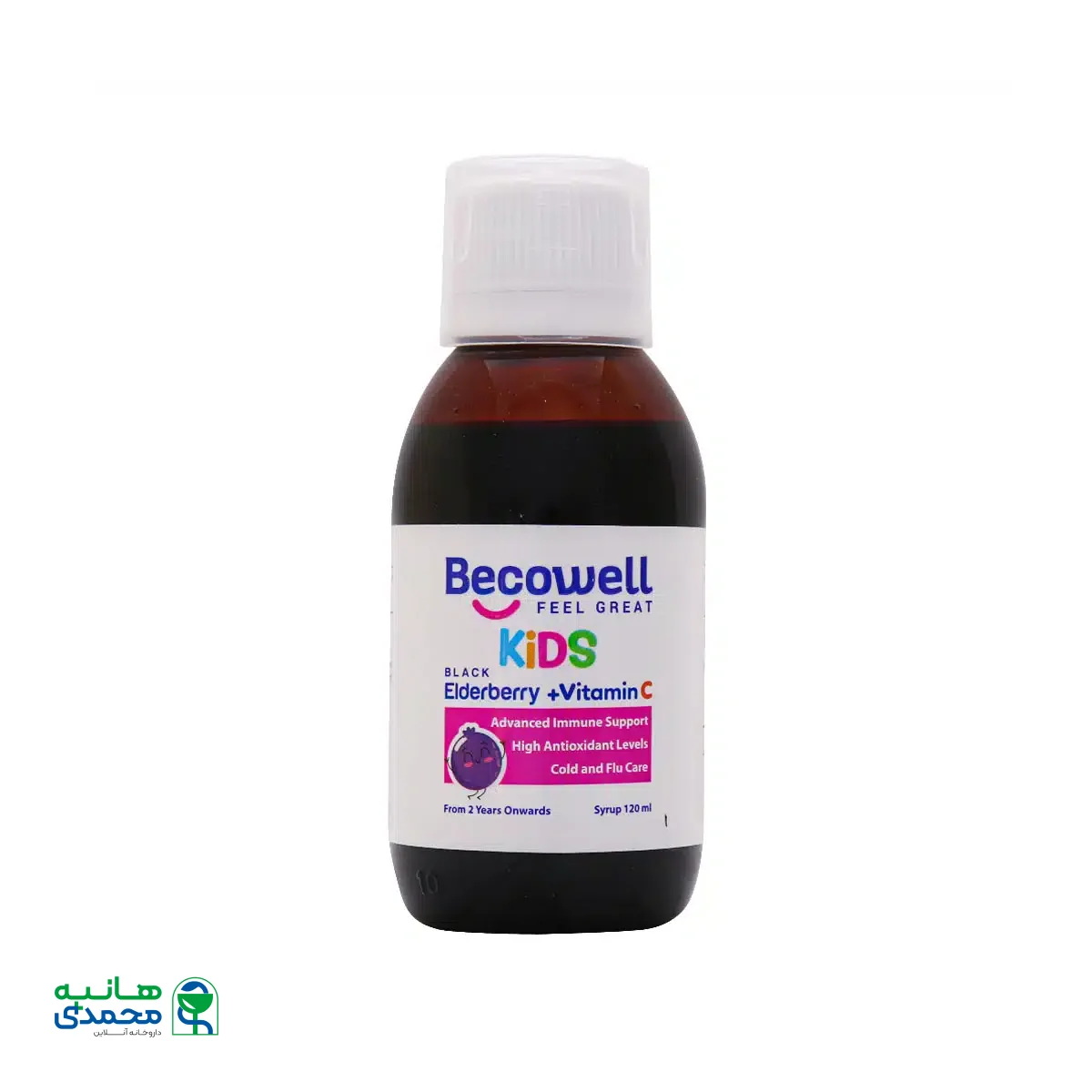 شربت بلک الدربری بکوول فاران شیمی 120 میلی لیتر
