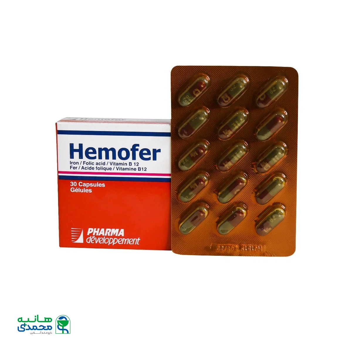 کپسول هموفر فارما دولوپمنت 30 عدد
