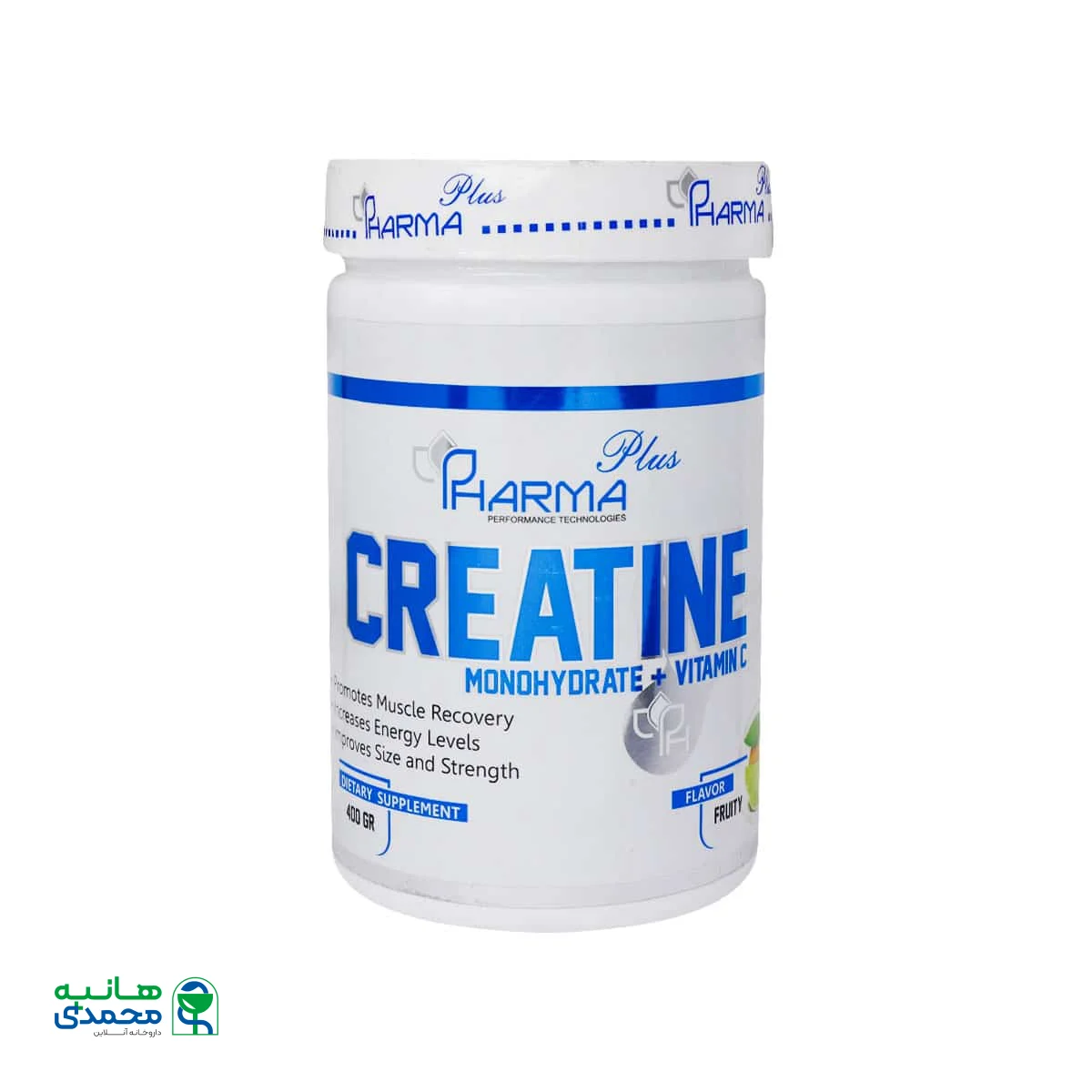 پودر کراتین مونوهیدرات و ویتامین C فارما پلاس