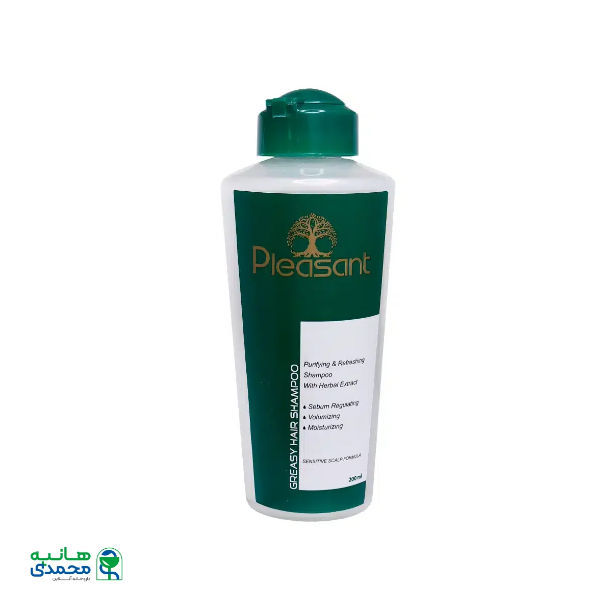 شامپو موهای چرب پلزنت 200 میلی لیتر