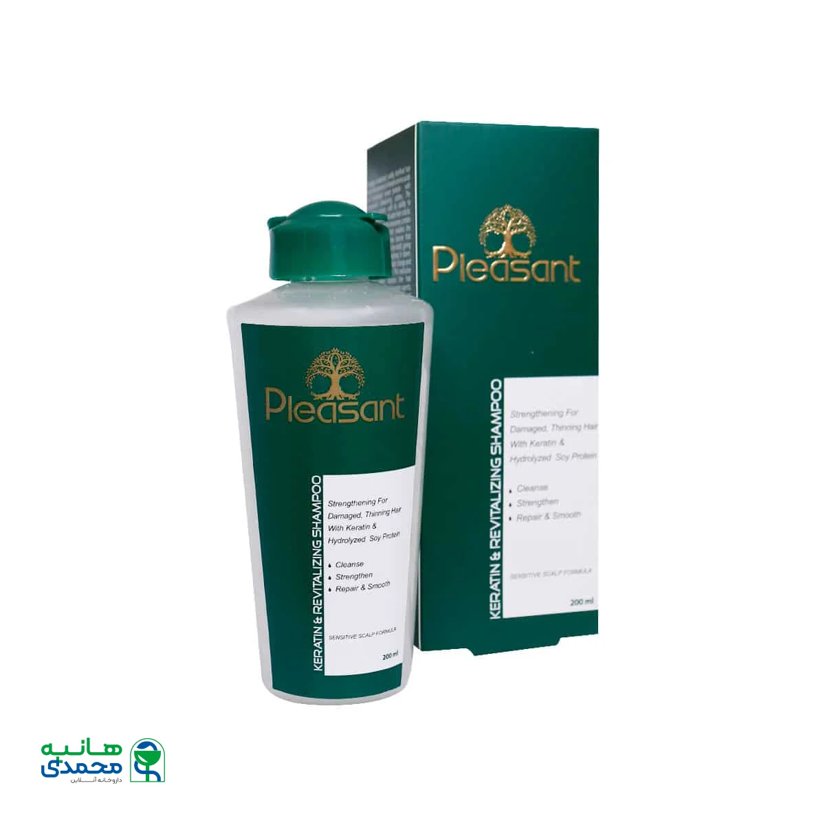 شامپو کراتین و بازسازی کننده مو پلزنت