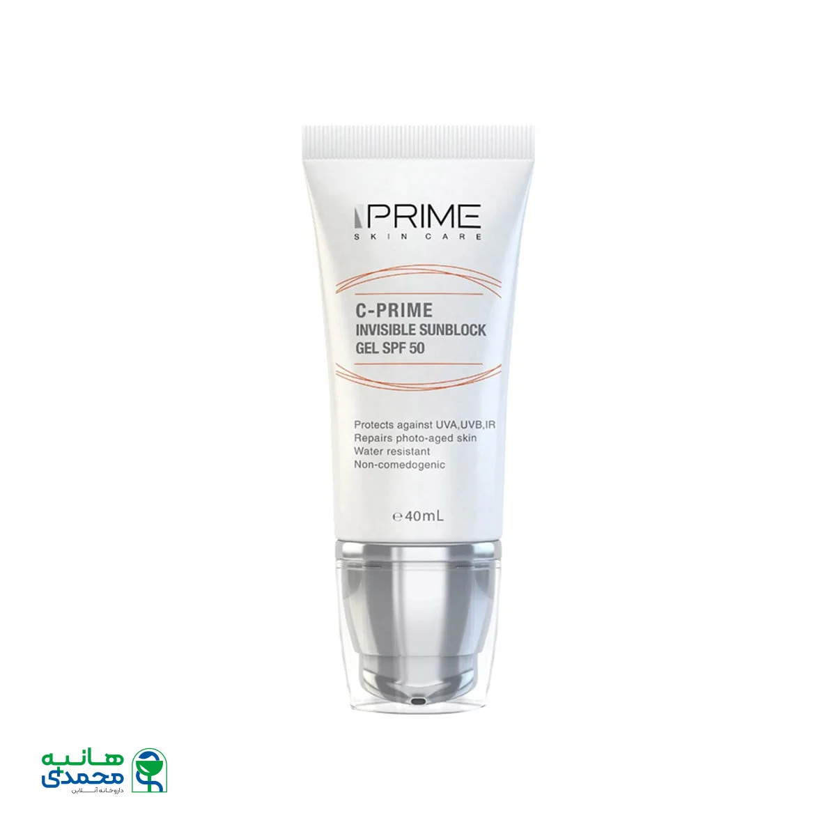 ژل ضد آفتاب SPF50 حاوی ویتامین سی پرایم 40 میلی لیتر