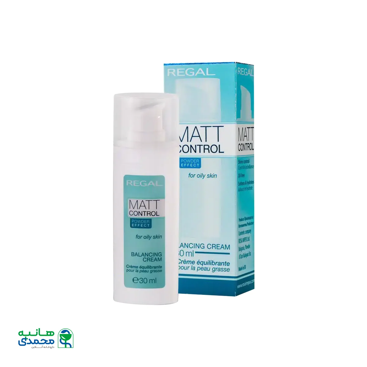 کرم کنترل کننده چربی پوست رگال مناسب پوست های چرب و مختلط ۳۰ میلی لیتر