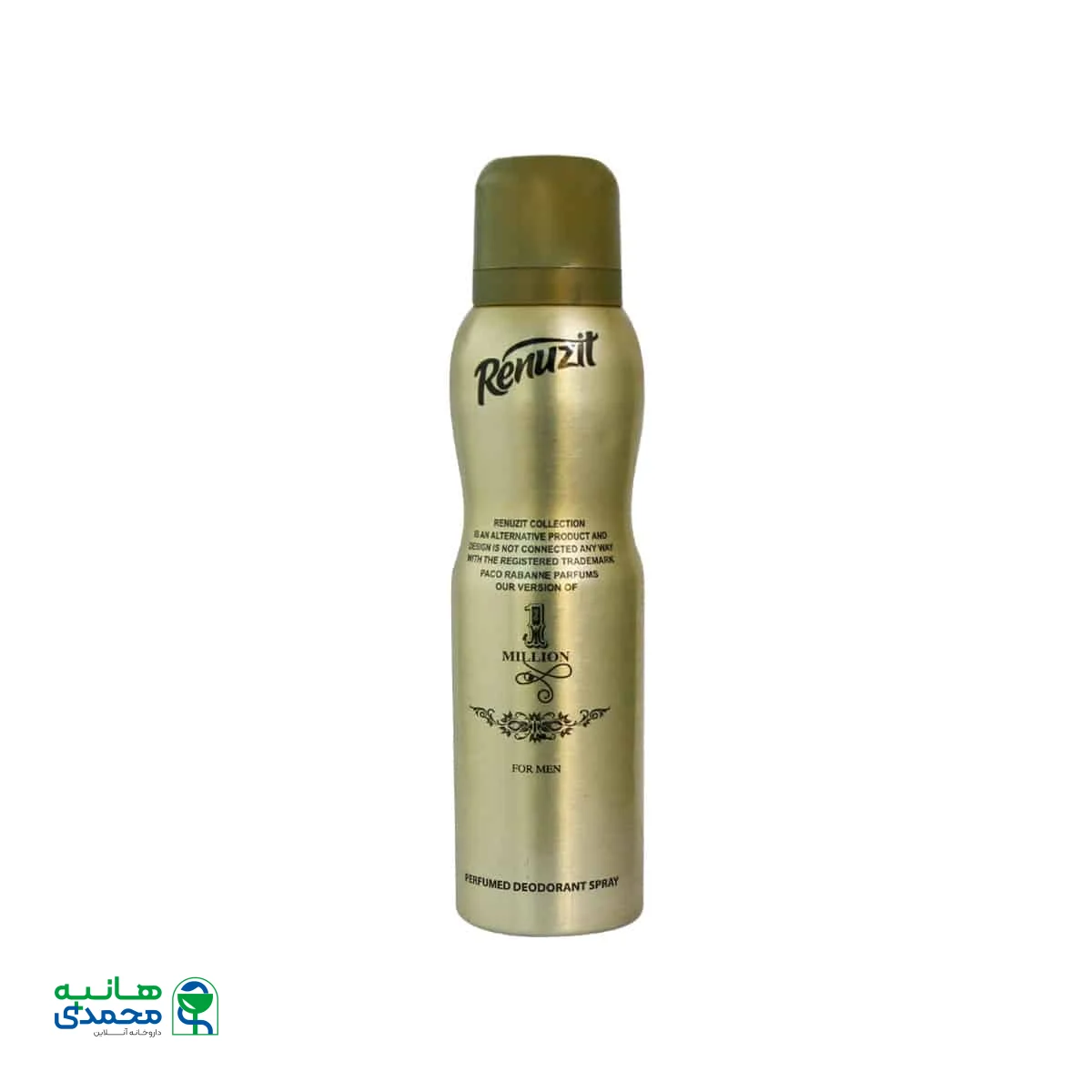 اسپری خوشبو کننده بدن مردانه رینوزیت مدل One Million حجم 150 میلی لیتر