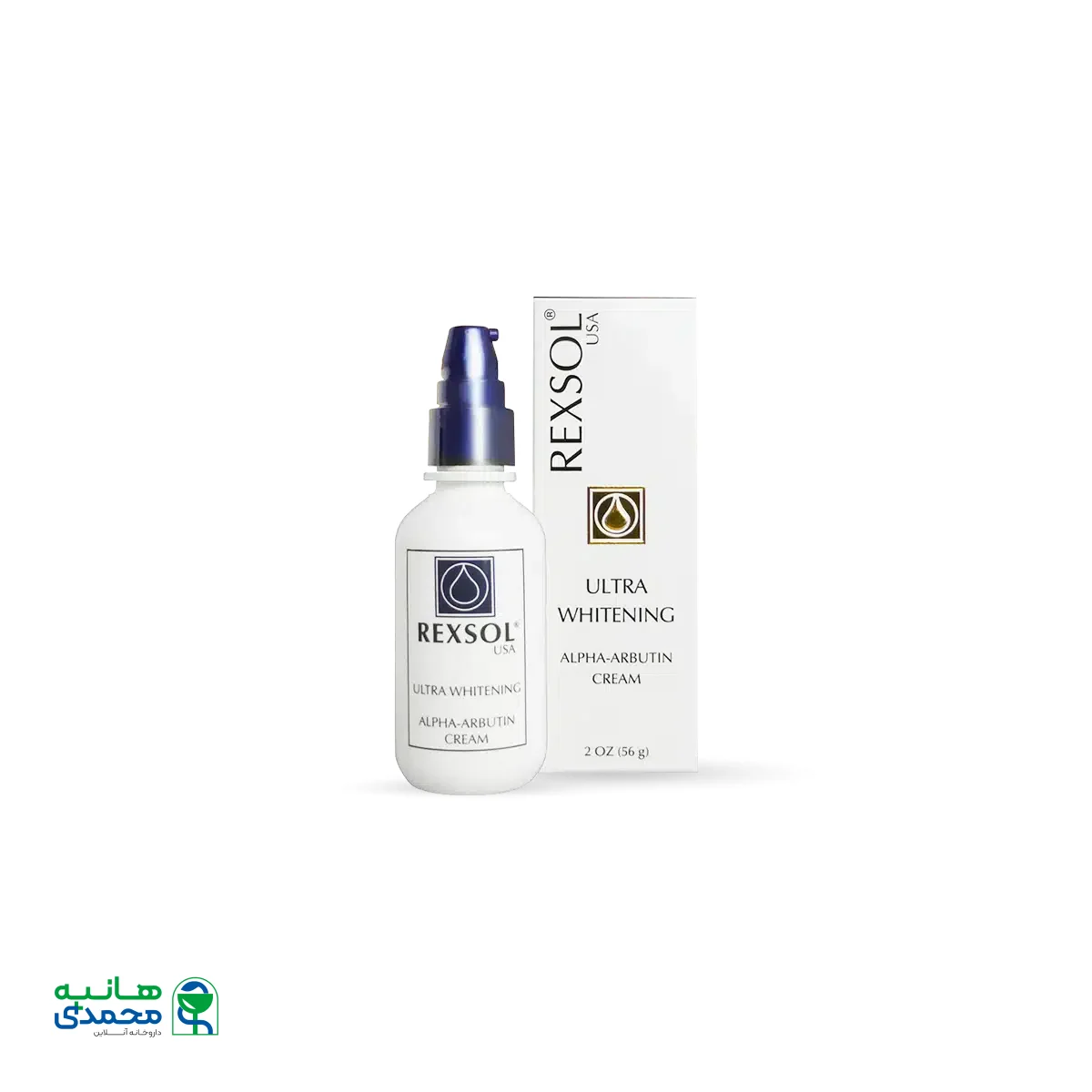 کرم روشن کننده حاوی آلفا آربوتین رکسول مناسب انواع پوست ۵۶ گرم