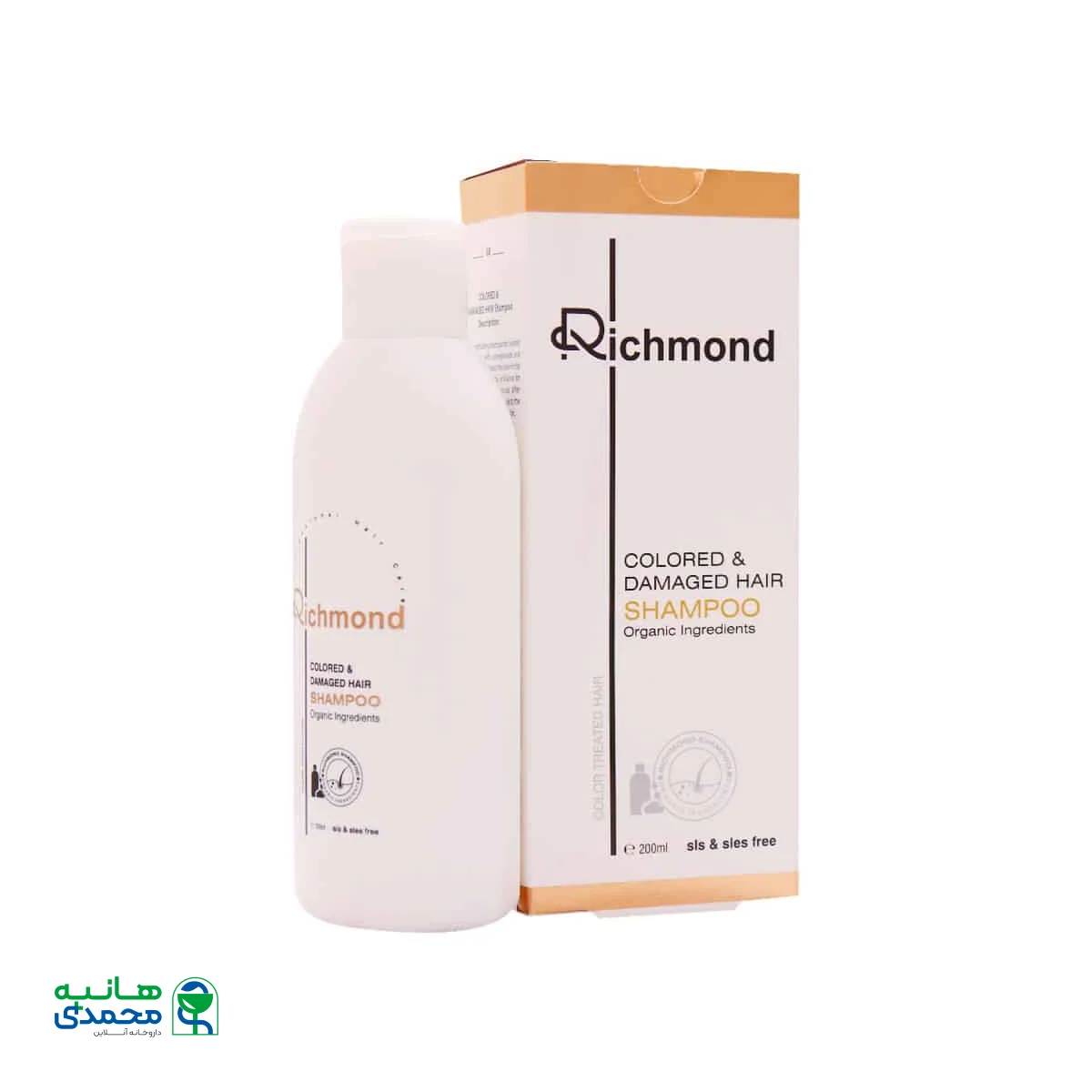 شامپو بازسازی کننده موهای رنگ شده و آسیب دیده ریچموند