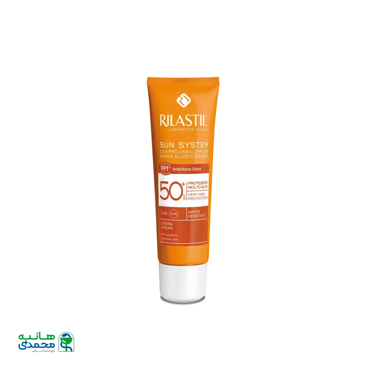 کرم ضد آفتاب ریلاستیل +SPF50 مناسب پوست های معمولی تا خشک ۵۰ میلی لیتر
